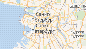 Санкт-Петербург - детальная карта