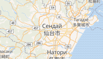 Сендай - детальная карта