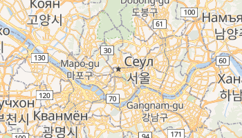 Сеул - детальная карта