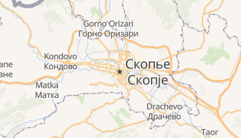 Скопье - детальная карта