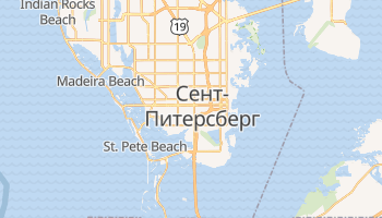 Сент-Питерсберг (Флорида) - детальная карта