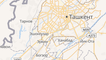 Ташкент - детальная карта