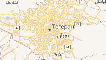 Тегеран - детальная карта