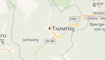 Тхимпху - детальная карта