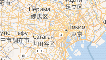 Токио - детальная карта