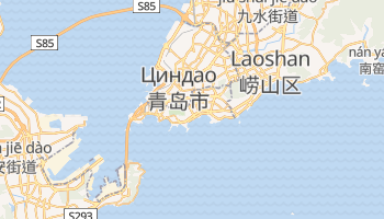 Циндао - детальная карта