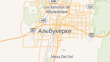 Альбукерке - детальна мапа