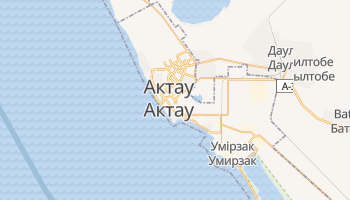 Актау - детальна мапа