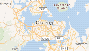 Окленд - детальна мапа