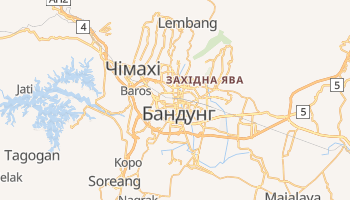 Бандунг - детальна мапа