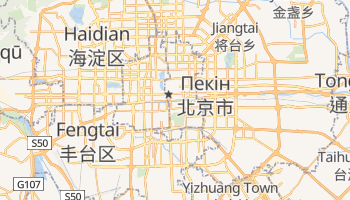 Пекін - детальна мапа