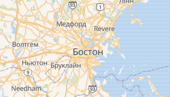 Бостон - детальна мапа