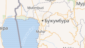 Бужумбура - детальна мапа