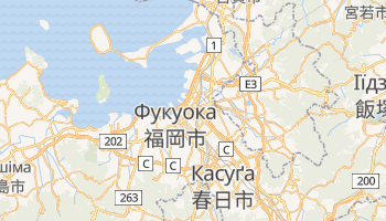 Фукуока - детальна мапа