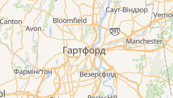 Хартфорд - детальна мапа