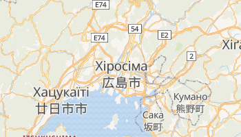 Хіросіма - детальна мапа