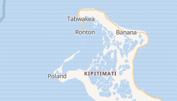 Острів Різдва - детальна мапа