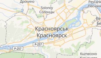 Красноярськ - детальна мапа