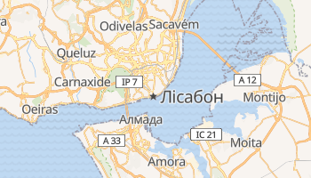 Ліссабон - детальна мапа