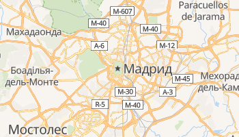 Мадрид - детальна мапа