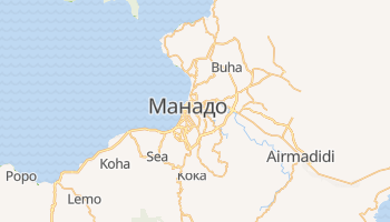 Манадо - детальна мапа
