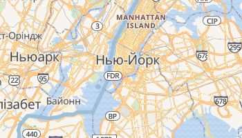 Нью-Йорк - детальна мапа