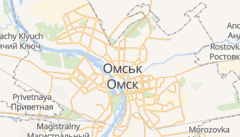 Омськ - детальна мапа