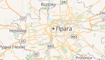 Прага - детальна мапа