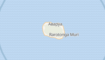 Раротонга - детальна мапа