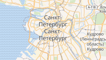 Санкт-Петербург - детальна мапа