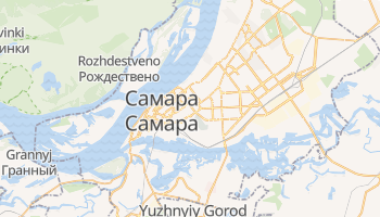 Самара - детальна мапа