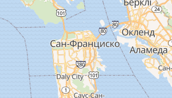 Сан Франциско - детальна мапа