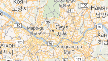 Сеул - детальна мапа