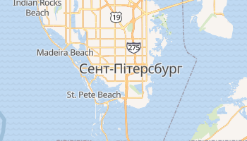 Сент-Пітерсберг (Флорида) - детальна мапа