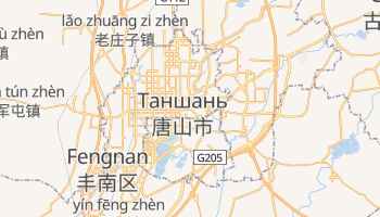 Таншань - детальна мапа