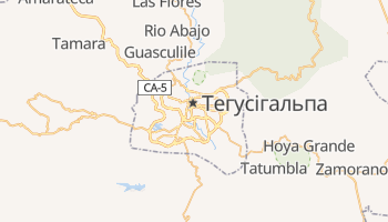 Тегусігальпа - детальна мапа