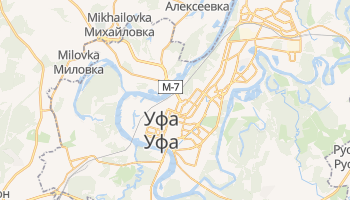 Уфа - детальна мапа
