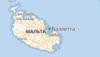 Валєтта - детальна мапа