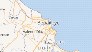 Веракруз - детальна мапа