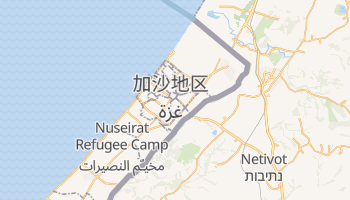 加沙 - 在线地图