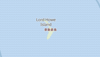 豪勋爵岛 - 在线地图