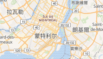 蒙特利尔 - 在线地图