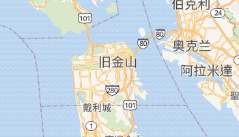 旧金山 - 在线地图
