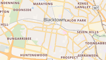 Online-Karte von Blacktown City