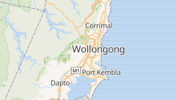 Online-Karte von Wollongong