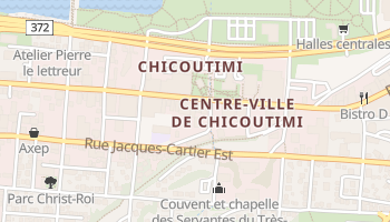 Online-Karte von Chicoutimi