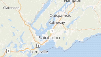Online-Karte von Saint John