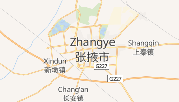 Online-Karte von Zhangye
