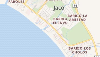 Online-Karte von Jaco