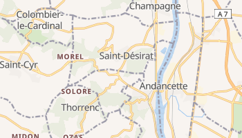 Online-Karte von Saint-Étienne